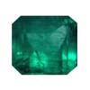 Octagon, Very Slight Inclusions Emerald.Given weight is approx.